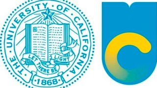 Old and new logos UC