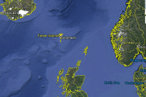 Faroe Islands -Google Earth