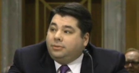 George Tsunis at US Senate in Jnuary 2014 - source screen grab - The Local