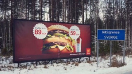 Norway - Sweden Big Mac