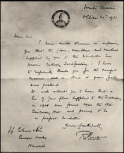 Captain Scott's letter to Colman (Unilever)