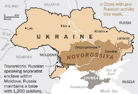 Novorossiya - graphic Washington Post