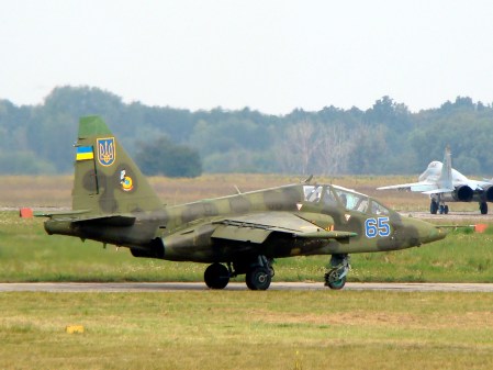 Ukrainian Air Force Su-25UB Wikimedia
