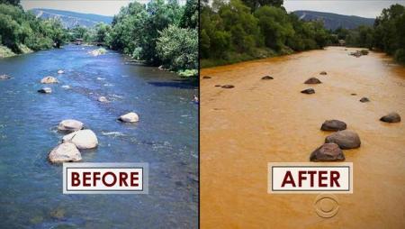 EPA caused pollution colorado August 2015 - cbs news