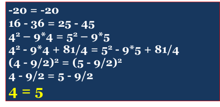 Why shouldn't 4 be 5
