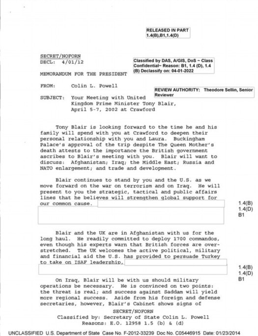 ***MAIL ONLINES *** Email from Colin Powell Image vis Glen Owen MOS political reporter